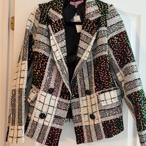 NWT Eva Franco Anthropologie Sequin Blazer XS